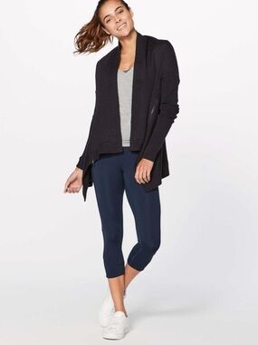 Lululemon Wrap It Up Sweater EUC- Black